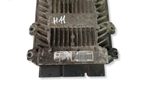 Peugeot 207 Engine control unit/module ECU 9663384280 HW9655534080 5WS40377F