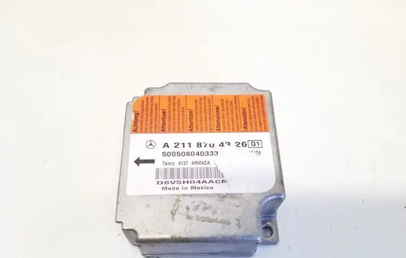Mercedes-Benz E W211 Airbag control unit/module A2118704326