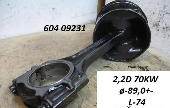 Mercedes-Benz C W202 Piston with connecting rod 60409231
