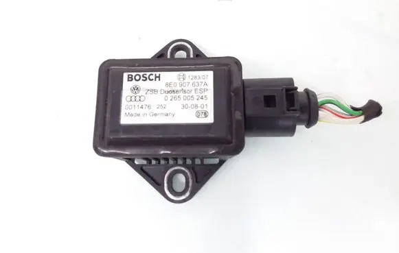Audi A6 S6 C5 4B ESP acceleration yaw rate sensor 8E0907637A 0265005245