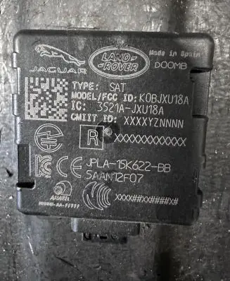 Land Rover Discovery 5 Other control units/modules JPLA15K622BB 5AAN12F07