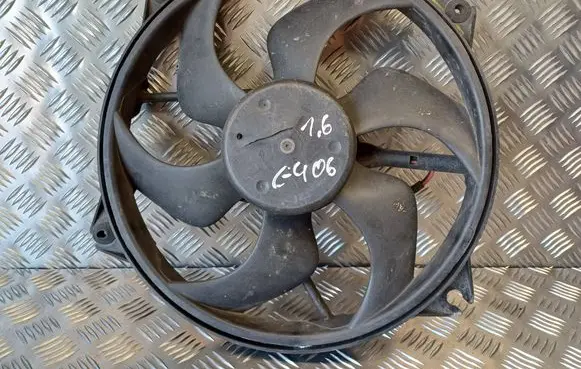 Citroen C4 I Electric radiator cooling fan 9633808480