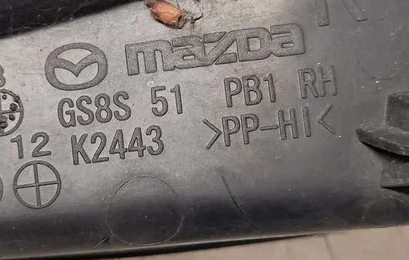 Mazda 6 Fender end trim GS8S51PB1