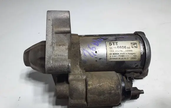 Citroen C4 II Picasso Starter motor 9675660680 0001174601 20150630
