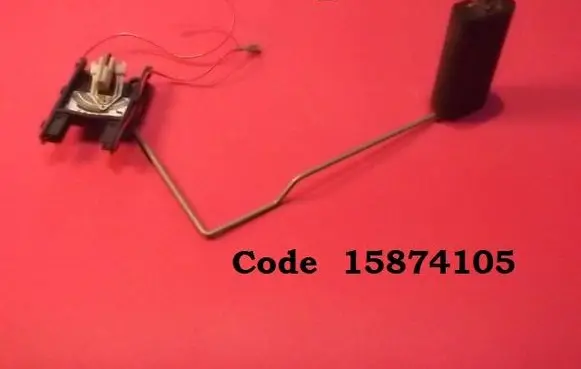 Opel Zafira B Fuel level sensor 15874105