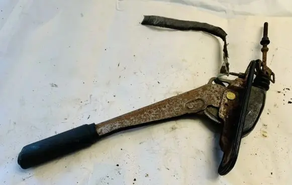 Renault Espace III Handbrake/parking brake lever assembly 299497075