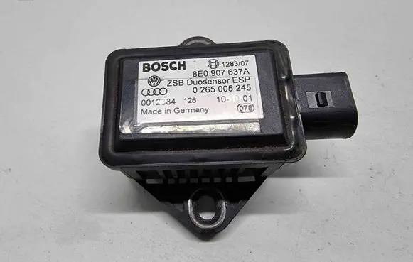 Audi A6 S6 C5 4B ESP acceleration yaw rate sensor 8E0907637A 0012384 0265005245
