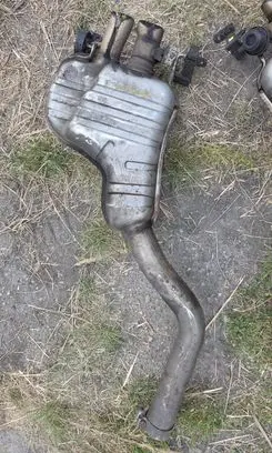 Bentley Continental Rear muffler/silencer tail pipe 3W0253611J 3W0000120E 3W0253611H