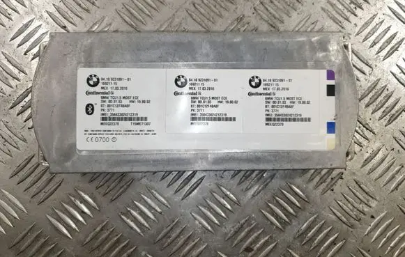 BMW 5 F10 F11 Bluetooth control unit module 9231091