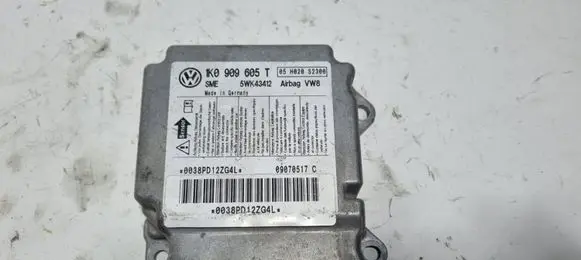 Volkswagen Golf Plus Airbag control unit/module 5WK43412 1K0909605T