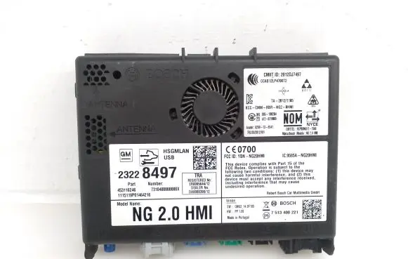 Opel Insignia A GPS navigation control unit/module 23228497