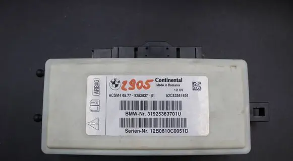BMW X3 F25 Airbag control unit/module 9253637 A2C53361