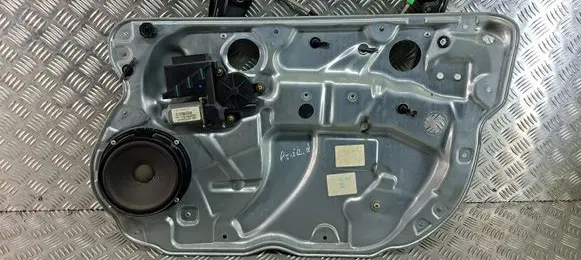 Volkswagen Polo Front door window regulator with motor 6Q4837402N
