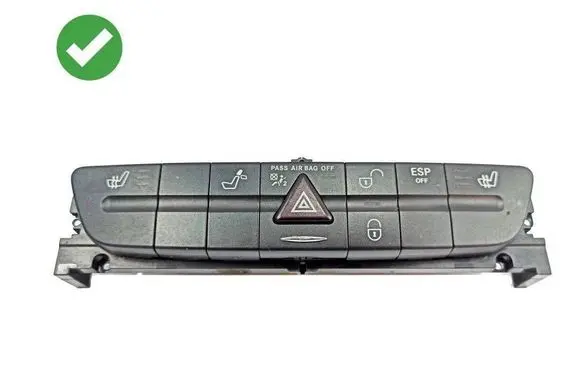 Mercedes-Benz CLS C219 Hazard light switch 2118218358 03752376 6861375