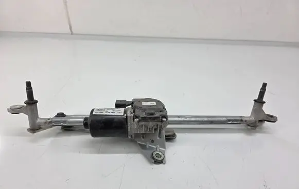 Front wiper linkage and motor
