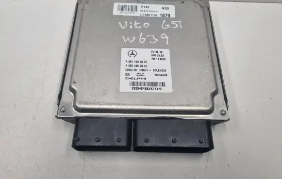 Mercedes-Benz Vito Viano W639 Engine control unit/module A6511501879 6511501879