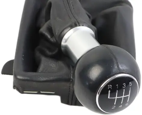 Audi A6 S6 C6 4F Gear lever shifter trim leather/knob 06403031155
