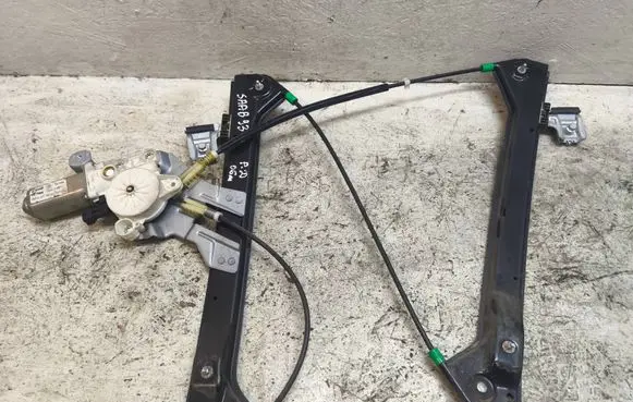 Saab 9-3 Ver2 Front door window regulator with motor 12755684