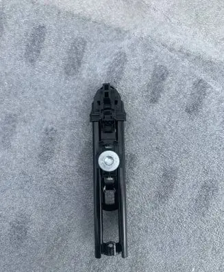 Volkswagen Golf VII Seat belt adjustment rail 