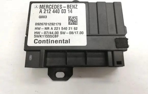 Mercedes-Benz C W204 Fuel injection pump control unit/module A2124400314