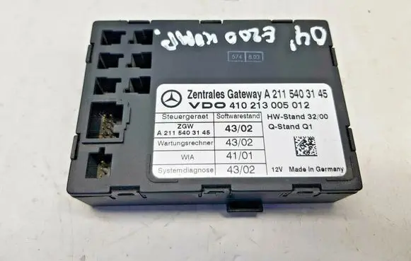 Mercedes-Benz E W211 Gateway control module A2115403145 nr1949