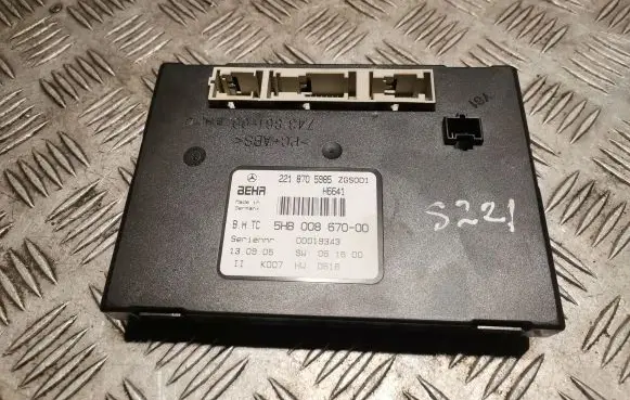 Mercedes-Benz S W221 Climate control unit 2218705985 A2218705985