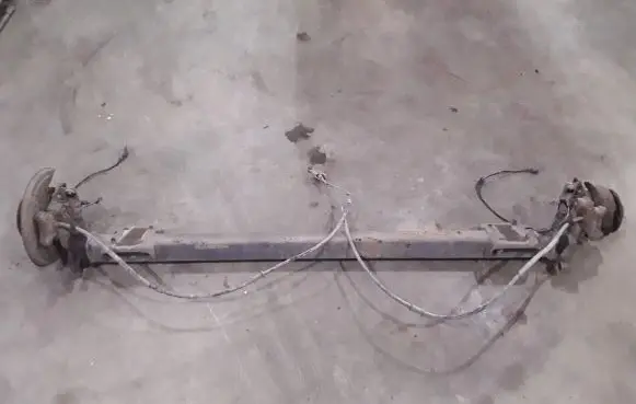 Rear axle beam