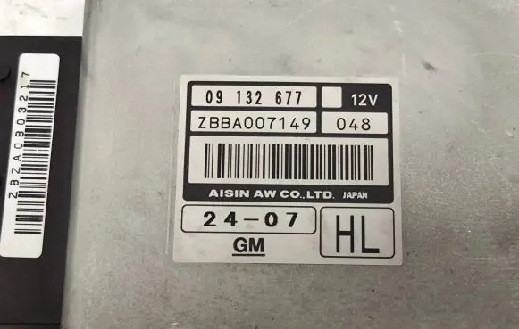 Opel Zafira A Gearbox control unit/module 09132677 2407 ZBBA007149