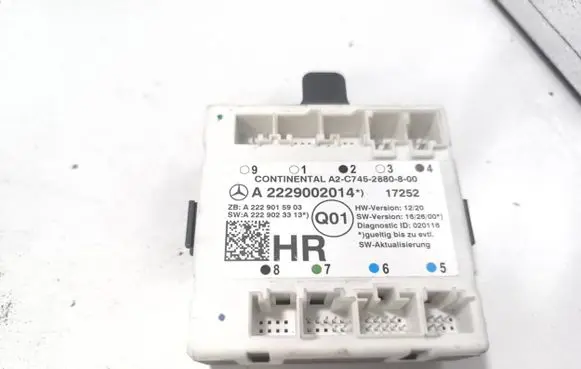 Mercedes-Benz C W205 Door control unit/module A2229002014 A2229015903 A2229023313