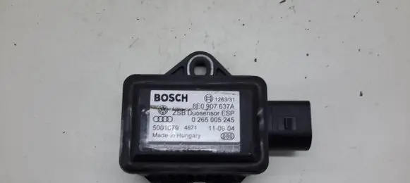 Audi A4 S4 B6 8E 8H ESP acceleration yaw rate sensor 8E0907637A 0265005245 5001079