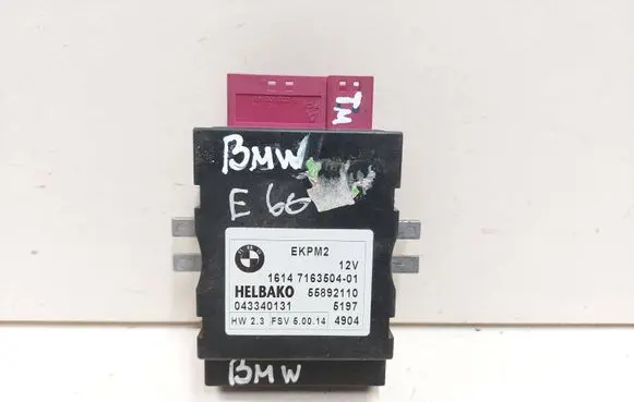 BMW 5 E60 E61 Fuel injection pump control unit/module 1614716350401 7163504 043340131
