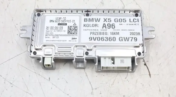 BMW X5 G05 Camera control unit module 5B3FFD5MWGK3006 5B3FFD5
