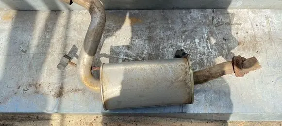 Chevrolet Captiva Rear muffler/silencer tail pipe