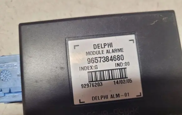 Citroen C4 I Alarm control unit/module 9657384680