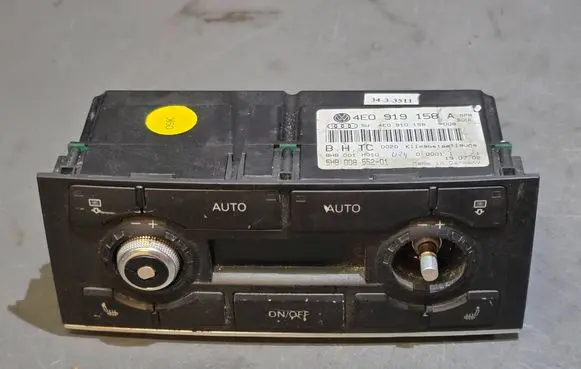Audi A8 S8 D3 4E Climate control unit 4E0919158A