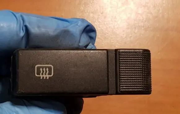 Windscreen/window heater switch