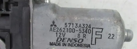 Mitsubishi Space Star Rear door window regulator with motor 5713A324 AE2621005340