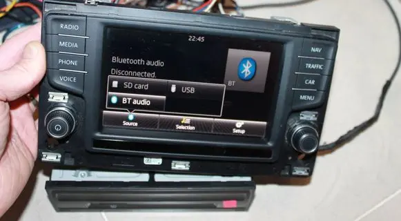 Volkswagen PASSAT B8 Screen/display/small screen 3G0919605D MIB2 ABTSTD2NAV