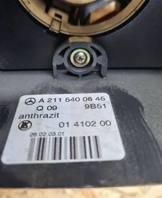 Mercedes-Benz E W211 Steering wheel column trim A2115400845 01410200 0085452524