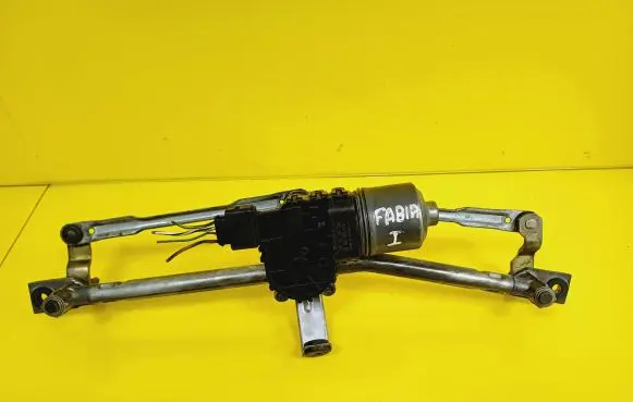 Skoda Fabia Mk1 (6Y) Front wiper linkage and motor 6Q1955119A 0390241524