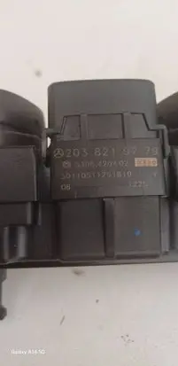 Mercedes-Benz C W203 Hazard light switch 2038219779