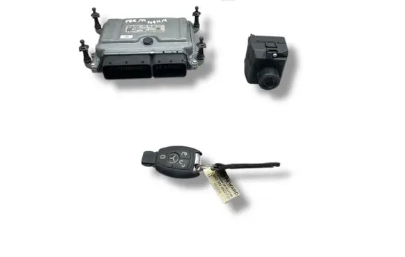 Mercedes-Benz S W221 Engine ECU kit and lock set A2721535291 0261209295 A0034467740