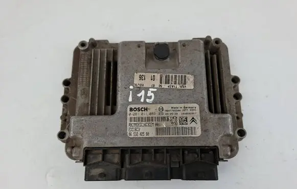 Peugeot 206 Engine control unit/module 9653202580 0281011089