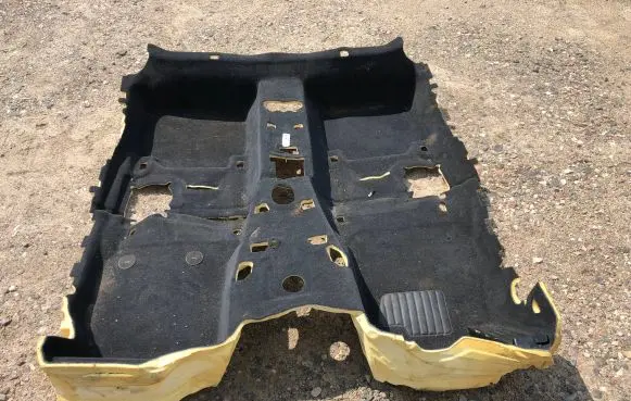 BMW 3 F30 F35 F31 Front floor carpet liner 7286624 7267437