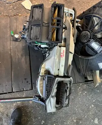 Interior heater climate box assembly