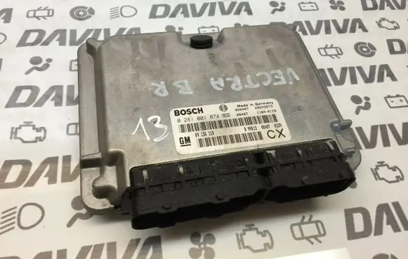 Opel Astra G Engine control unit/module 09136119 0281001874 11840129