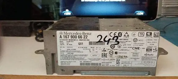 Mercedes-Benz GLE W167 Radio/CD/DVD/GPS head unit A1679006622