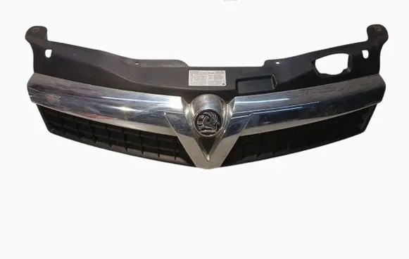 Opel Astra H Front bumper upper radiator grill 13247081 13247178