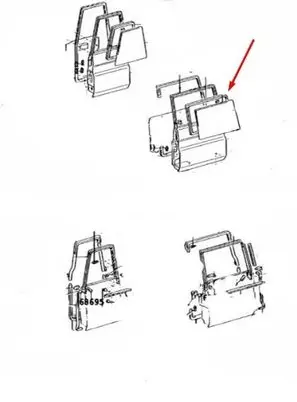 Toyota Land Cruiser (BJ70) Rubber seal tailgate window/glass 6829190K00