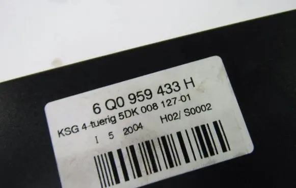 Skoda Fabia Mk1 (6Y) Other control units/modules 6Q0959433H